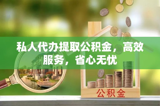 埔盐私人代办提取公积金，高效服务，省心无忧