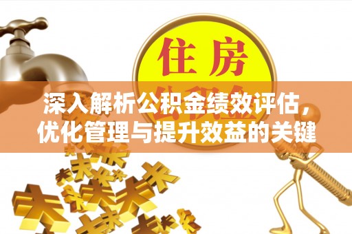 埔盐深入解析公积金绩效评估，优化管理与提升效益的关键路径
